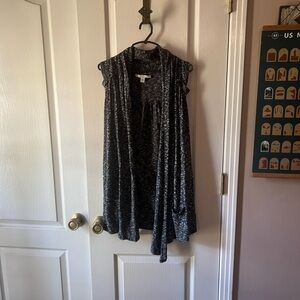 B15 Fever Charcoal Knit cardigan